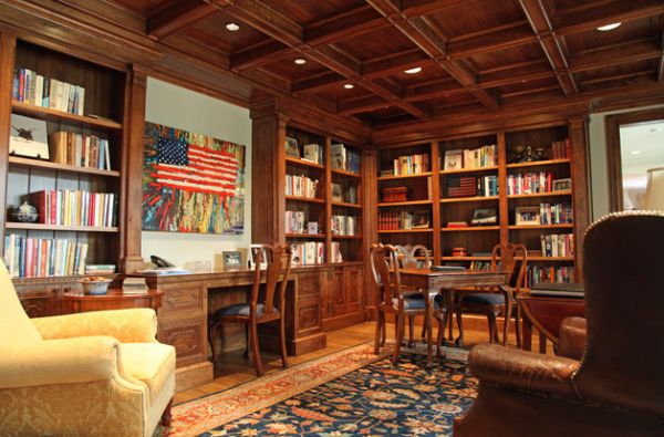 Featured image of post Home Office Library Design Ideas / Inspiring home library design ideas.