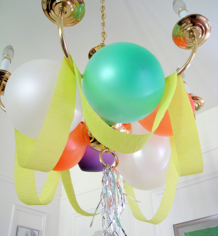 A cluster of balloons for your party decorations