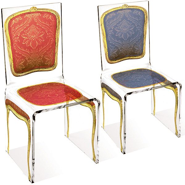 Louis acrylic chairs