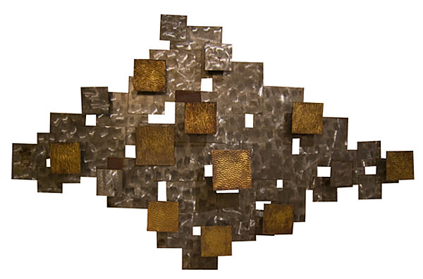 Mid-Century-vintage-metal-wall-art