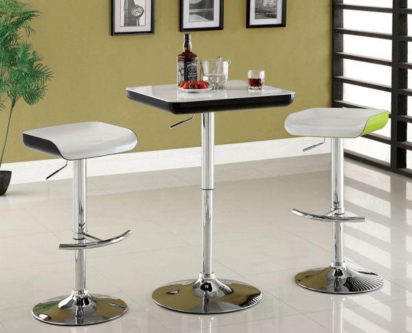 Modern lacquer finish barstools