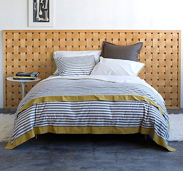 Modern striped bedding