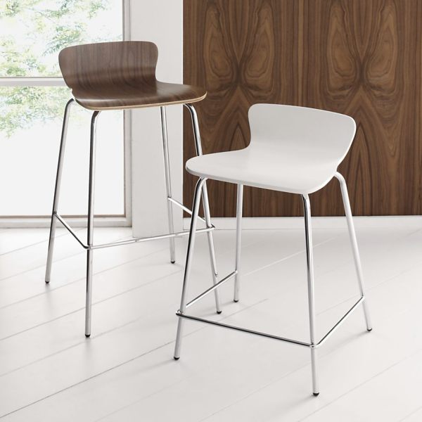 Modern wooden barstools