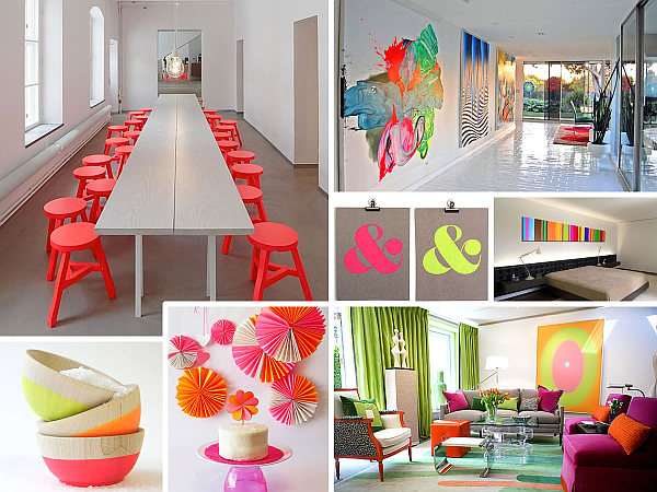 More neon interior design ideas for a radiant home Interior design ideas