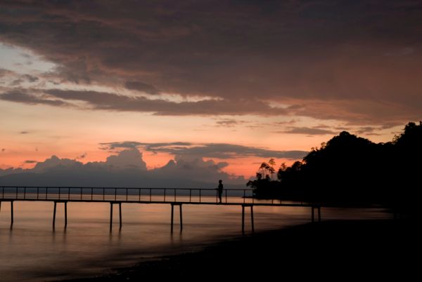 Private and secluded walkways offer a  romantic setting