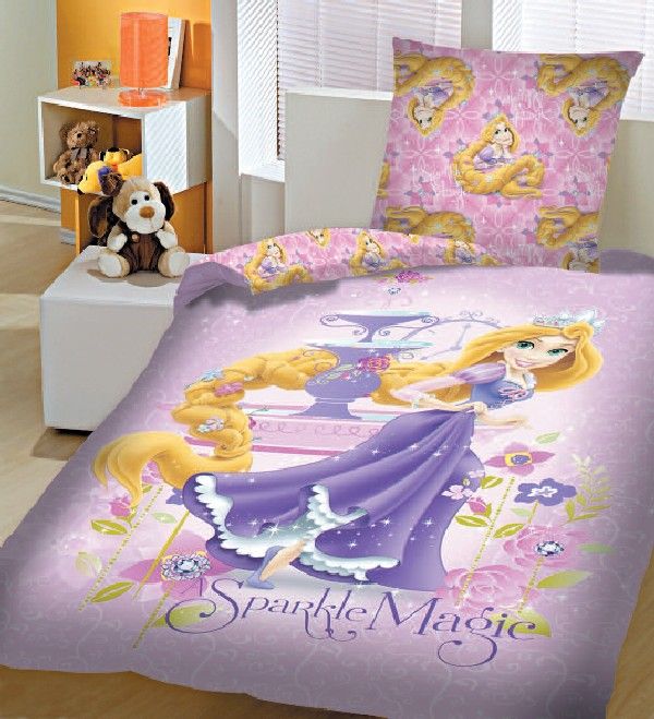 Rapunzel Sparkle Magic bed sheet for girls