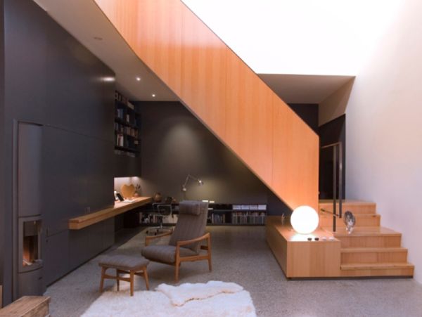 Sleek-and-compact-home-office-tucked-under-the-stairs