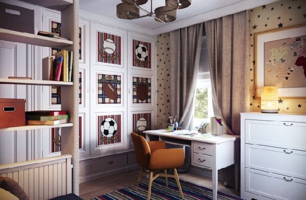 Sports-centric-teen-room-with-daft-work-space