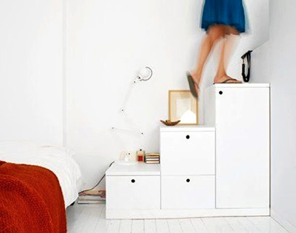 Storage space stairs multitask with ease