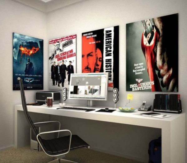 Teen workspace laced with inspiration from Hollywood