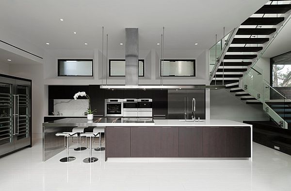 Ultra sleek kitchen design idea