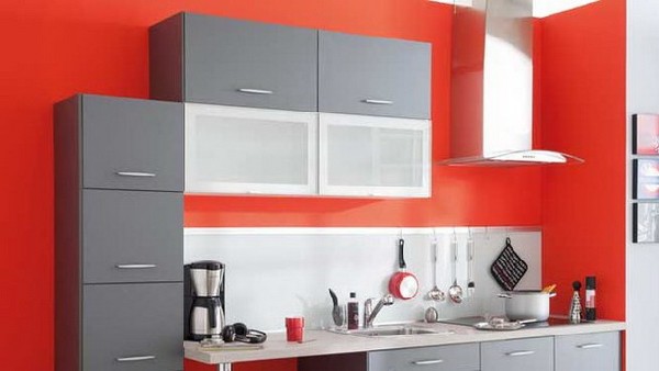 Vivacious and dynamic tones of modern Kitchen model from Conforama 2012 Kitchen Collection