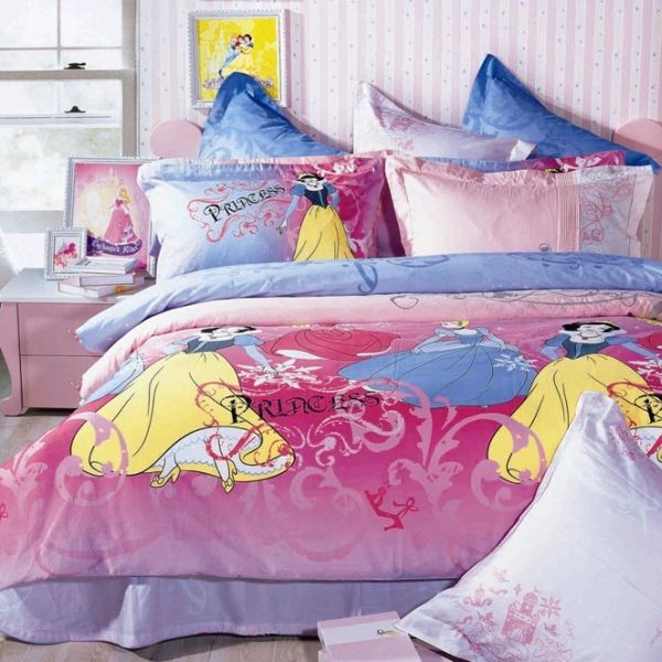 Vivacious princess bed set with loads of color