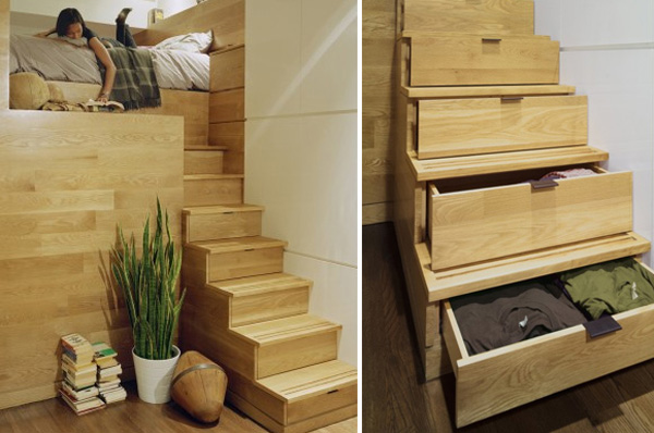 Wooden-staicase-with-in-built-storage-space