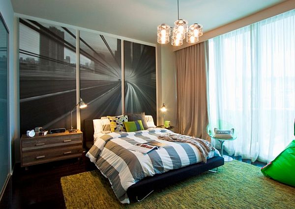 beautiful modern teenage boy room design