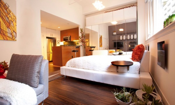 cozy apartment bedroom