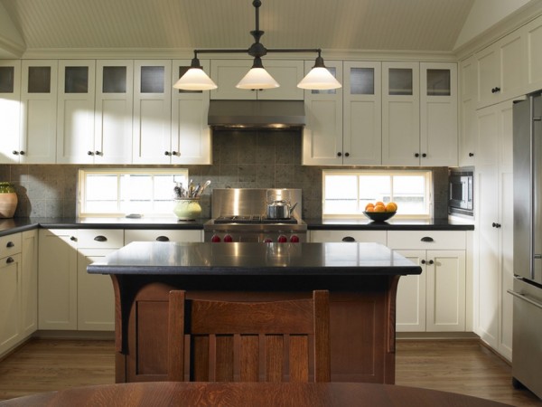 craftsman style kitchen cabinetry