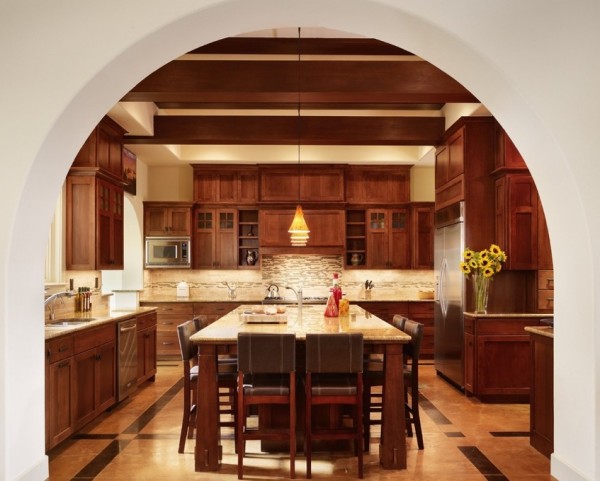 craftsman style kitchen flooring