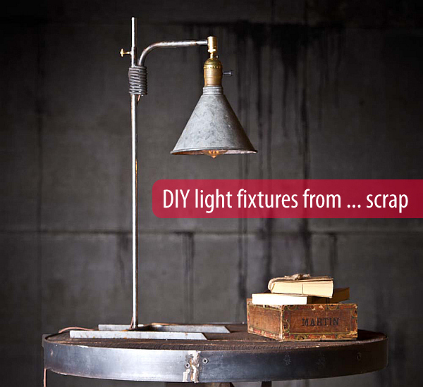 diy light fixtures from upcycled household products