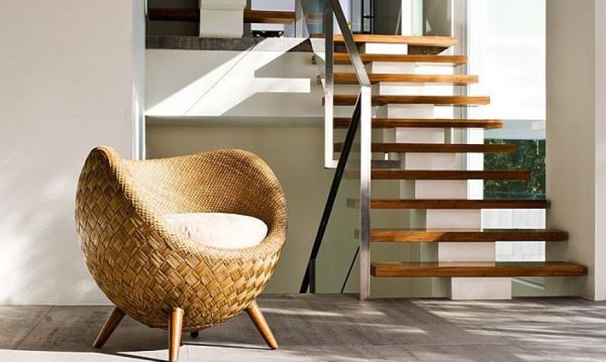 Fancy Rattan Chair: La Luna Collection for Modern Interiors by Kenneth Cobonpue