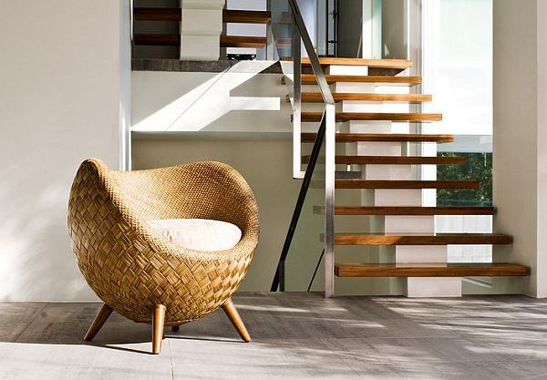 eco-friendly rattan chair by Kenneth Cobonpue