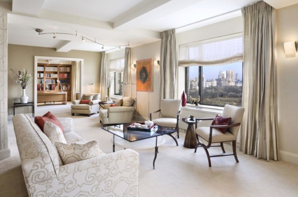 neutral colored living room