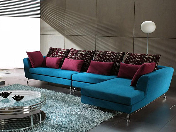 A-teal-sectional-sofa