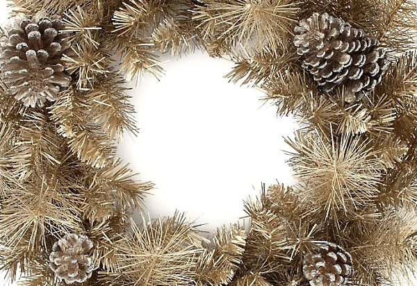 Champagne-gold-Christmas-wreath