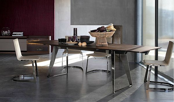 ECHOES wooden dining table - Roche Bobois