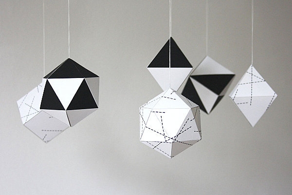 Geometric-paper-Christmas-ornaments