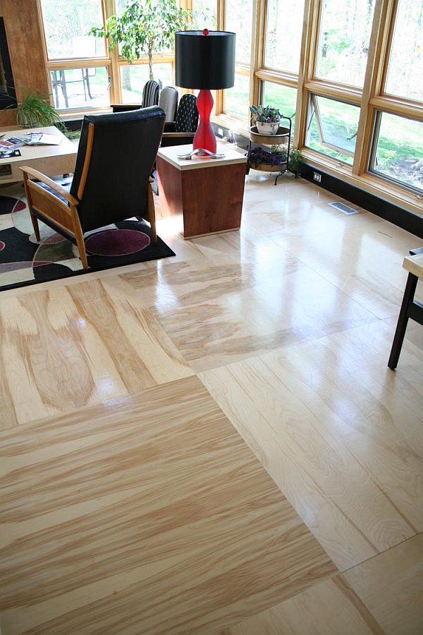 Alternative Basement Flooring Ideas Flooring Blog   Modern Plywood Flooring 