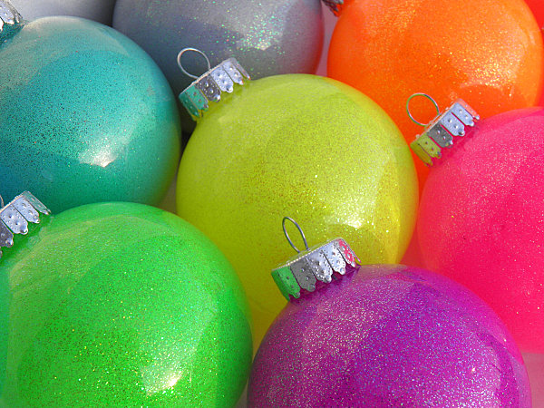 Neon-Christmas-ball-ornaments