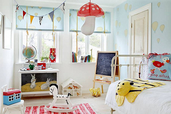 Scandinavian bedroom design for children