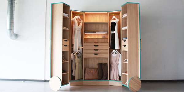 Stylish Walk-In Closet for Small Spaces