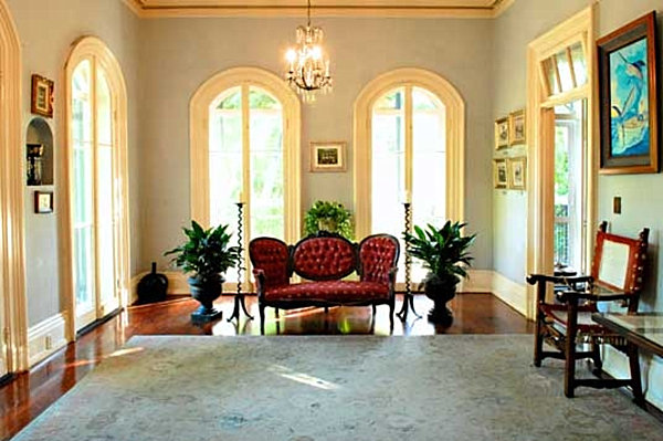 The interior of the Hemingway House