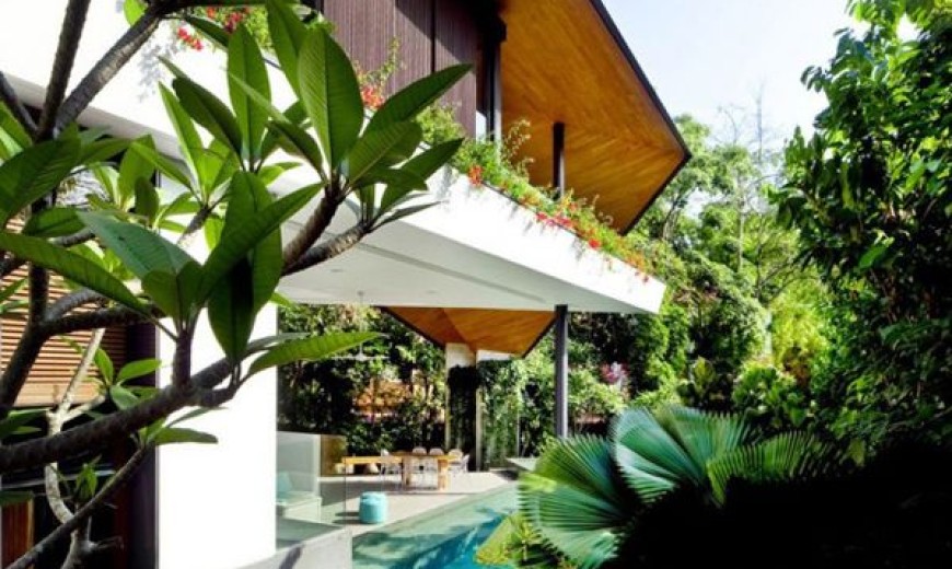 Asian House Design in Beautiful Tropical Setting