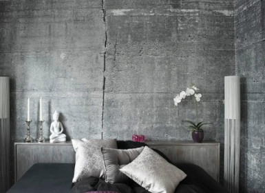 Concrete Wallpapers by Tom Haga for an Industrial Look