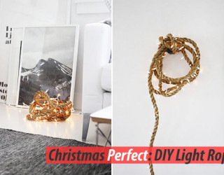 Christmas Decoration Ideas With this Dazzling DIY Rope Light