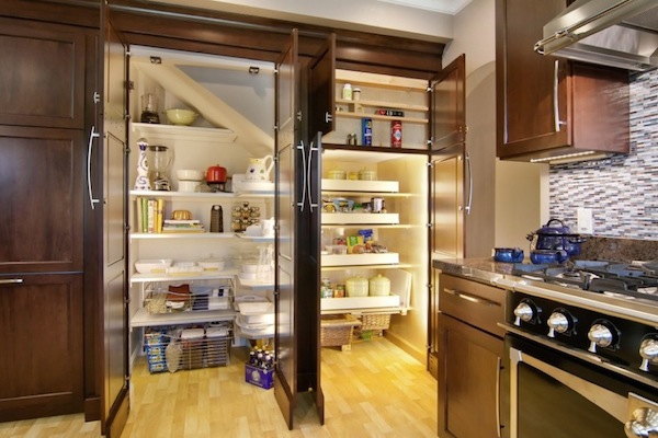 hidden pantry storage