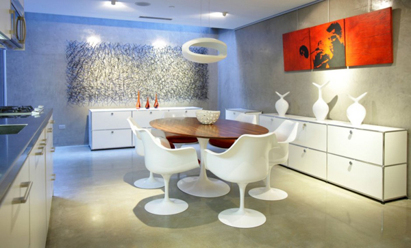 lemperle white dining room