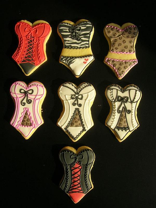 lingerie cookies