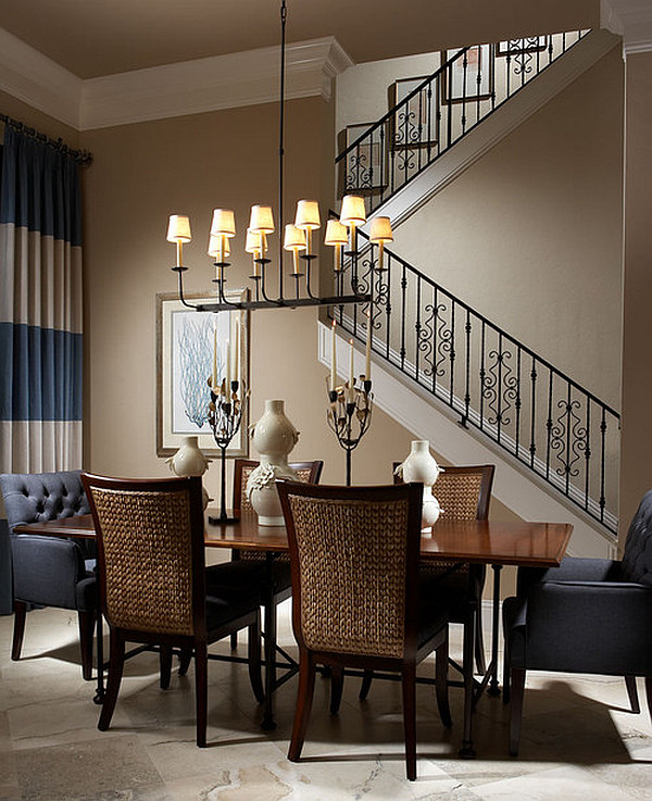 modern wire chairs for the dining room