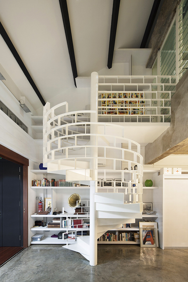 Modern Industrial Loft in Singapore Gets Revitalizing Facelift