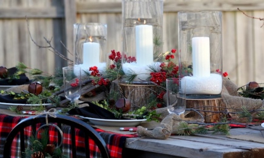 tablescape exterior holiday home