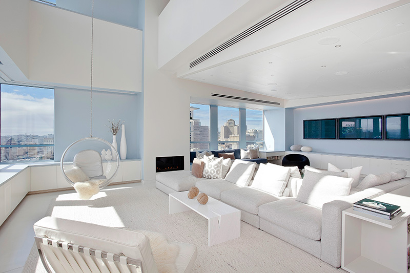 white modern interior design