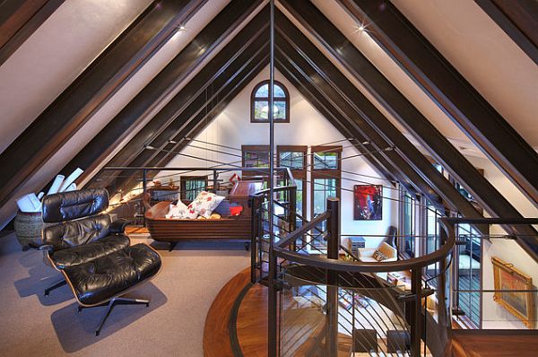 Atrium view of the master bedroom