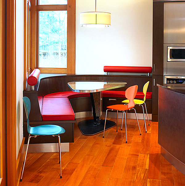 Colorful-booth-seating-in-a-modern-kitchen