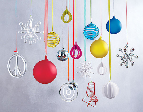 Colorful Modern Christmas Ornaments