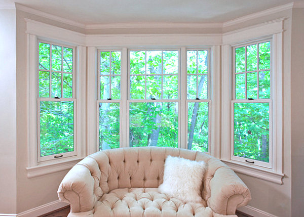 Comfy chair bay window seating