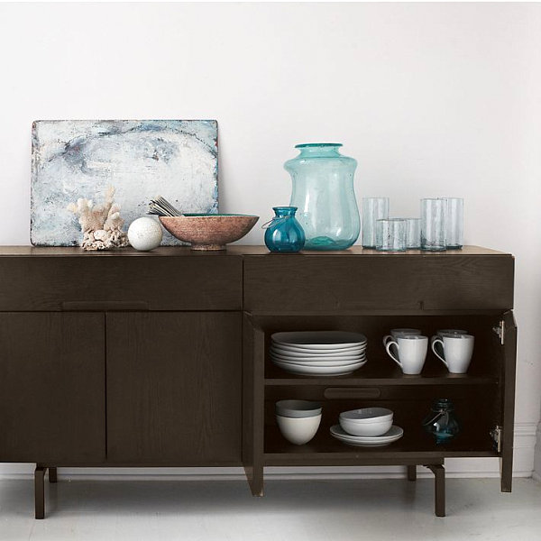 Contemporary storage console